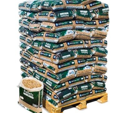 Holzpellets Premium Biomasse – 77 Säcke à 15 kg (1.155 kg) auf Palette
