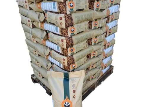 Holzpellets Badger Pellets – 65 Säcke à 15 kg (975 kg) auf Palette