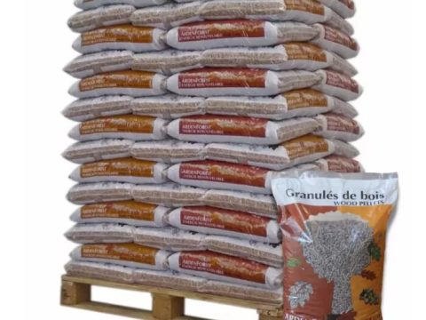 Holzpellets Ardenforest – 70 Säcke à 15 kg (1.050 kg) auf Palette