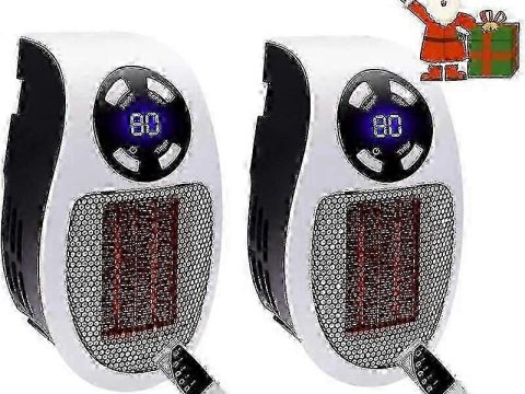 Keramik-Heizlüfter 500W (2er-Set)