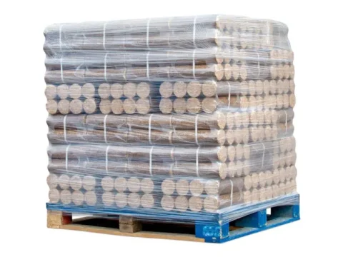 Pressholz-Scheite (Holzbriketts) – Palette 1000 kg