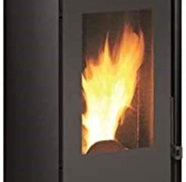 Pelletofen Invicta aus Stahl 9,5 kW für 85–300 m³, modulierend