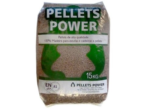 Holzpellets Premium Biomasse – 65 Säcke à 15 kg (975 kg) auf Palette