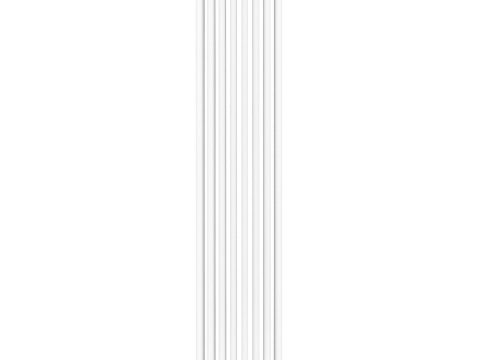 Design-Gliederheizkörper 4-Säulen 1800 x 380 mm in Weiß