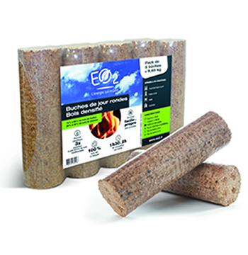 Hartholzbriketts RUF Bois de Flamme – 65 kg auf Palette