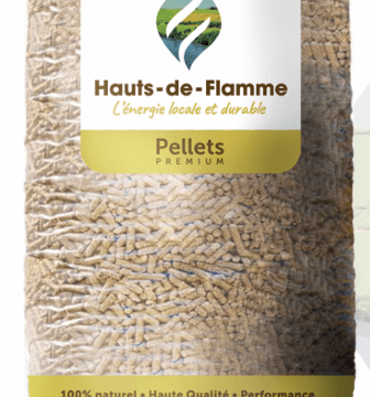 Holzpellets Haut-de-Flamme – 66 Säcke à 15 kg (990 kg) auf Palette
