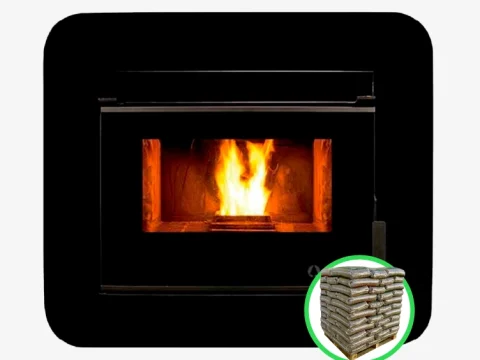 Pellet-Kamineinsatz Ecoforest Cordoba Glass 12 kW mit WiFi, kanalisierbar