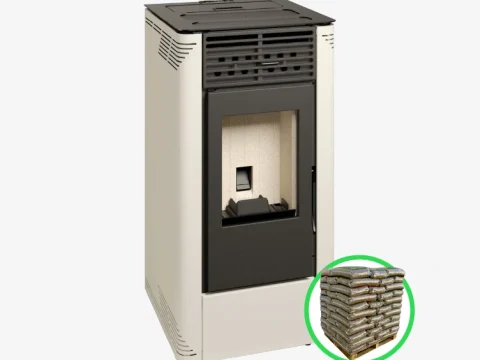 Pelletofen Ferlux Flora 8,2 kW (modulierend)