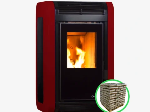 Pelletofen Ecoforest Kiev 16 kW (kanalisierbar, WiFi)