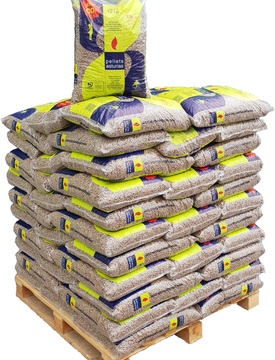 Holzpellets Premium Biomasse – 72 Säcke à 15 kg (1.080 kg) auf Palette