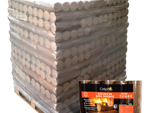 Hartholzbriketts RUF Crépito – 1.000 kg auf Palette