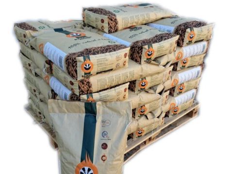 Holzpellets Badger Pellets – 36 Säcke à 15 kg (540 kg) auf Palette