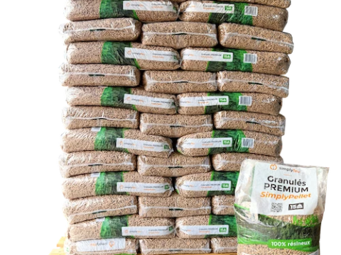 Holzpellets SimplyPellet – 70 Säcke à 15 kg (1.050 kg) auf Palette