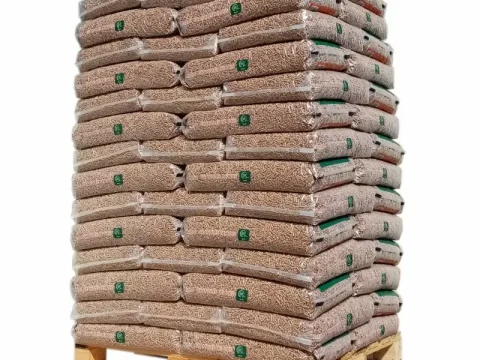 Holzpellets Natural Energie – 65 Säcke à 15 kg (975 kg) auf Palette