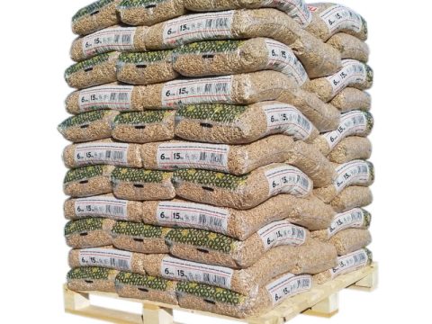 Holzpellets – 66 Säcke à 15 kg (990 kg) auf Palette