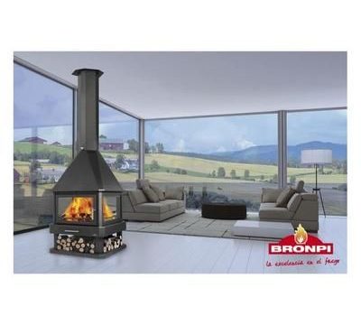 Kaminofen Cabimas 16 kW – Panorama mit vier Glasseiten