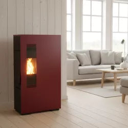 Flach-Pelletofen Mini 5 kW (Flachbauweise)