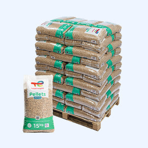 Holzpellets TotalEnergies – 72 Säcke à 15 kg (1.080 kg) auf Palette